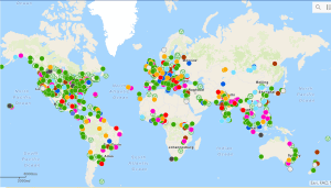 Map terre events earthday