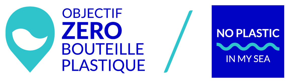 logo objectif zero bouteille plastique 